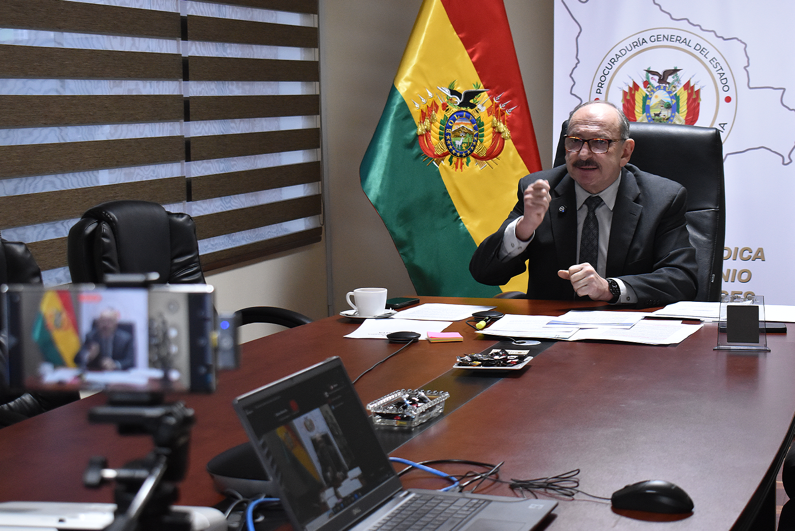 Procuraduría reafirma su rol de control: detecta daño económico en YLB y el BCB, participa en el acto por planta de tratamiento en Tarija y convoca al taller RIAPE