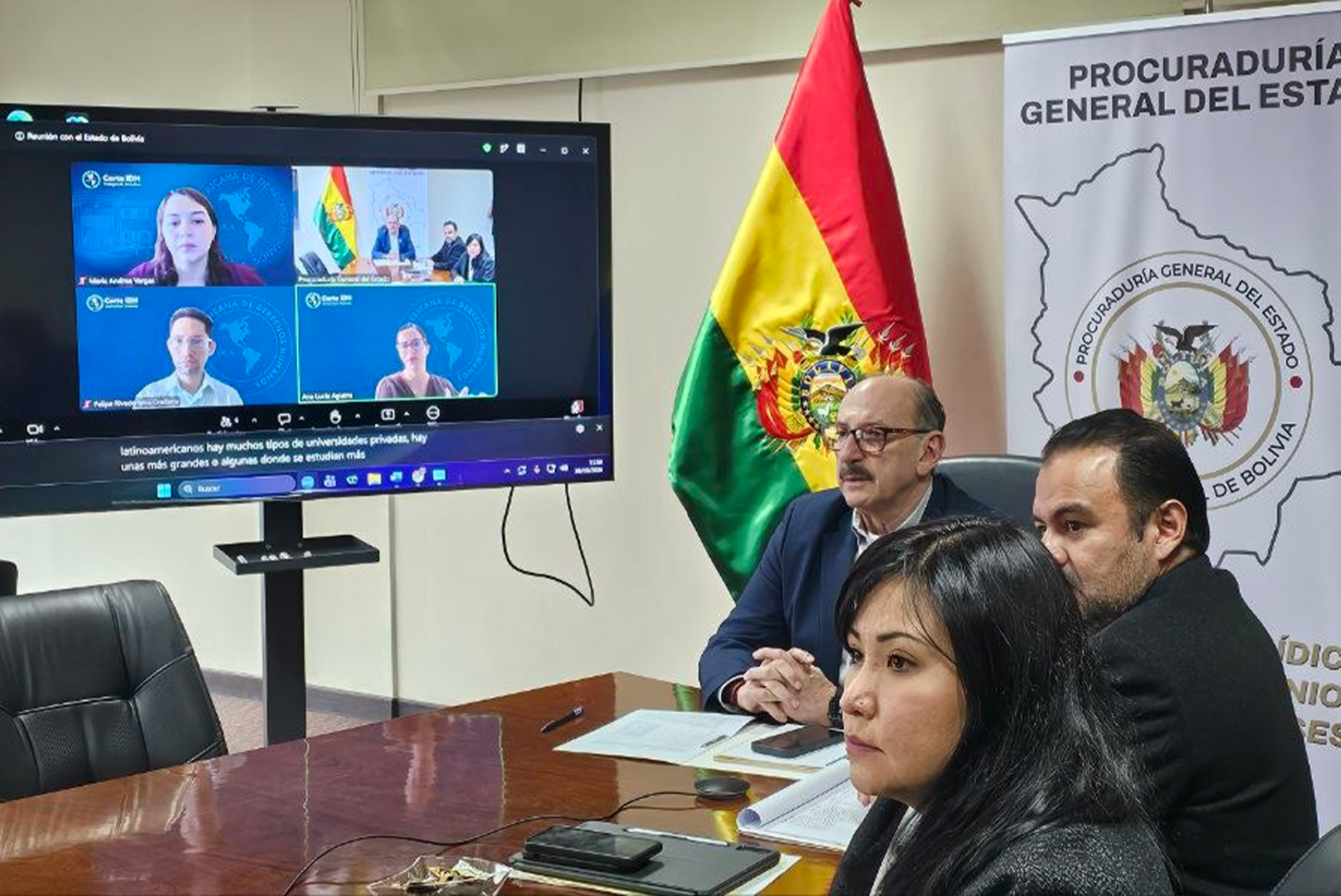 LA PROCURADURÍA GENERAL DEL ESTADO FORTALECE LA COORDINACIÓN CON LA CORTE IDH PARA EL CUMPLIMIENTO DE SENTENCIAS EN DERECHOS HUMANOS